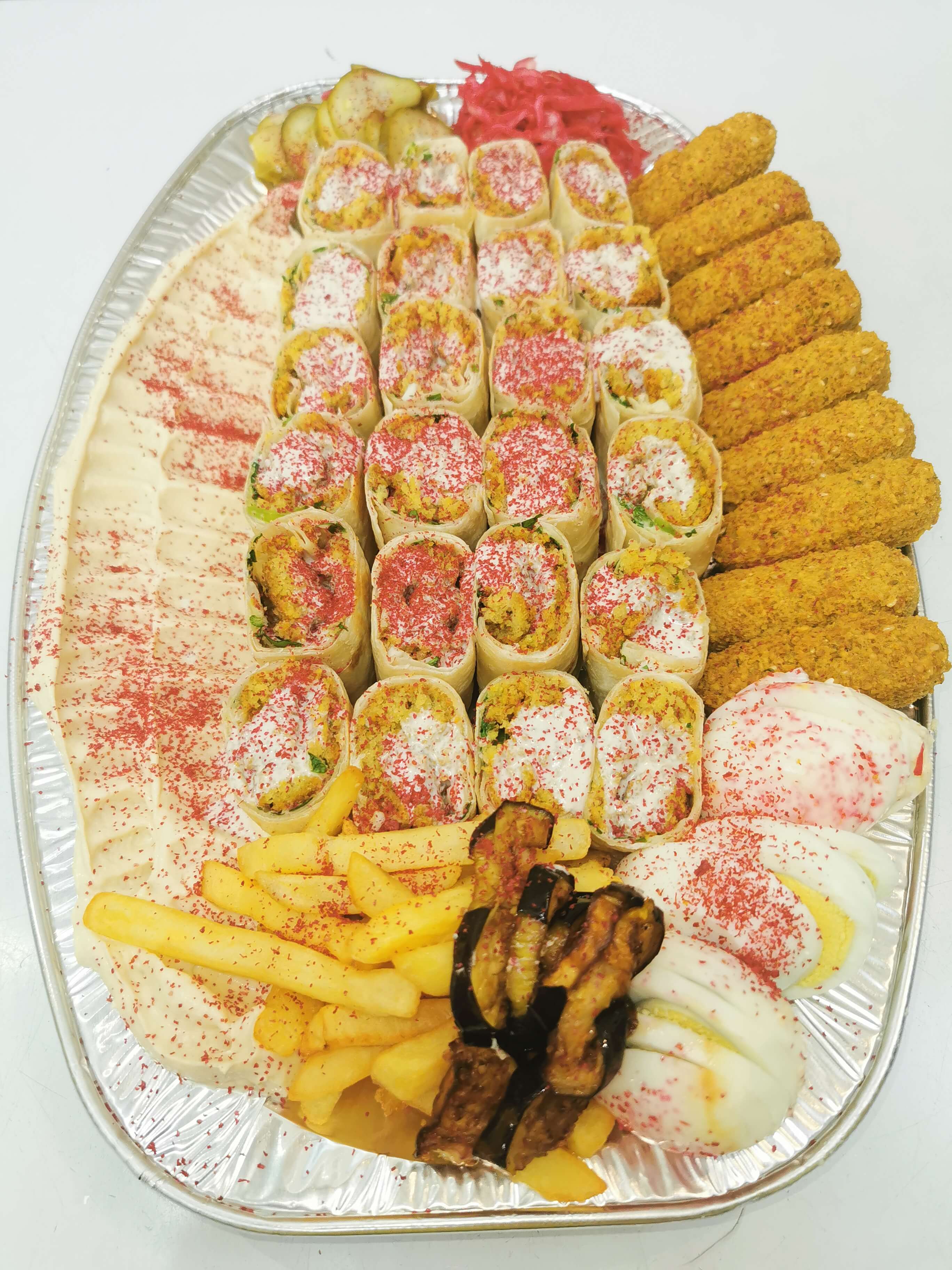 صحن فلافل عربي مشكل كبير